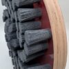 Deburring Brush 120 Grit for Face Side of Cast Aluminum Wheels-side